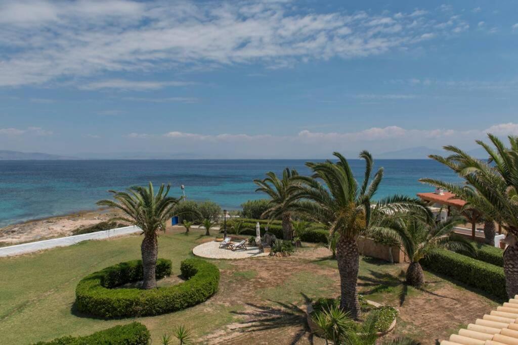 Palmaya Villa, Unique Seafront Experience Vagia  Exterior foto