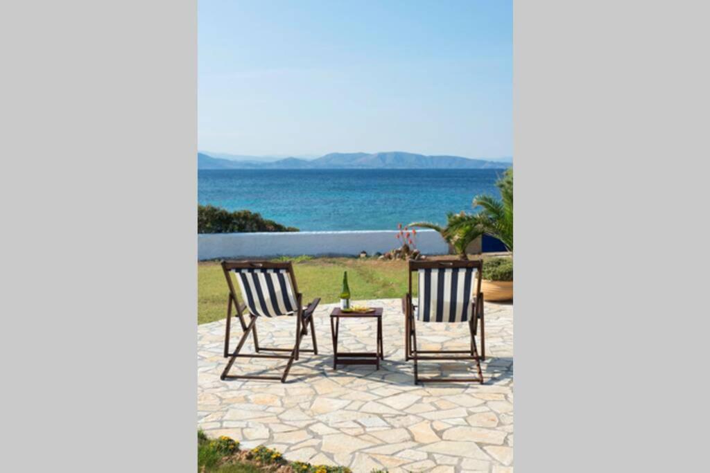 Palmaya Villa, Unique Seafront Experience Vagia  Exterior foto